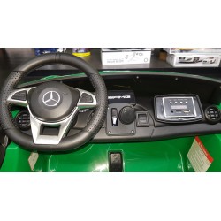 AMG  GTR Mercedes kinderauto 2 persoons 2×12 volt 2.4G RC 4WD groen