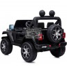 Jeep wrangler Rubicon 12v 2.4g metallic zwart elektrische auto