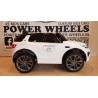 Elektrische kinderauto Land Rover Discovery MP4 12V 2.4G wit