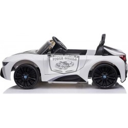 Elektrische kinderauto BMW i8 COUPE12V 2.4G RC 1 persoons wit