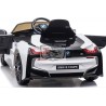 Elektrische kinderauto BMW i8 COUPE12V 2.4G RC 1 persoons wit