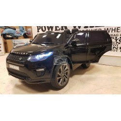 Elektrische kinderauto Land Rover Discovery MP4 12V 2.4G metallic zwart