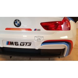 BMW M6 GT3 ELEKTRISCHE KINDERAUTO 12V 2.4G WIT