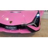 Lamborghini Sian elektrische kinderauto roze 12V 2.4G mp4