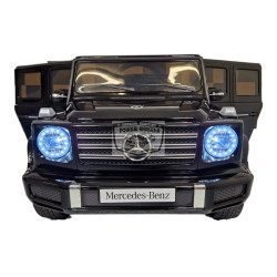 MERCEDES G500 ELEKTRISCHE KINDERAUTO metallic zwart 12V 2.4G