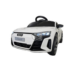 Audi RS E-Tron GT elektrische kinderauto 12 volt 2.4g wit