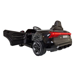 Audi RS E-Tron GT elektrische kinderauto 12 volt 2.4g metallic zwart