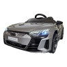 Audi RS E-Tron GT elektrische kinderauto 12 volt 2.4g metallic grijs