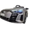 Audi RS E-Tron GT elektrische kinderauto 12 volt 2.4g metallic grijs