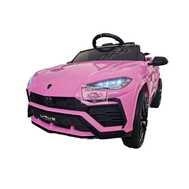 Lamborghini Urus elektrische kinderauto 12v 2.4g roze