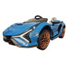 Lamborghini Sian ELEKTRISCHE KINDERAUTO 2 persoons 24 volt BLAUW