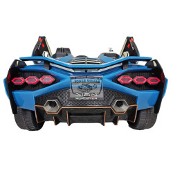 Lamborghini Sian ELEKTRISCHE KINDERAUTO 2 persoons 24 volt BLAUW