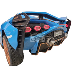 Lamborghini Sian ELEKTRISCHE KINDERAUTO 2 persoons 24 volt BLAUW