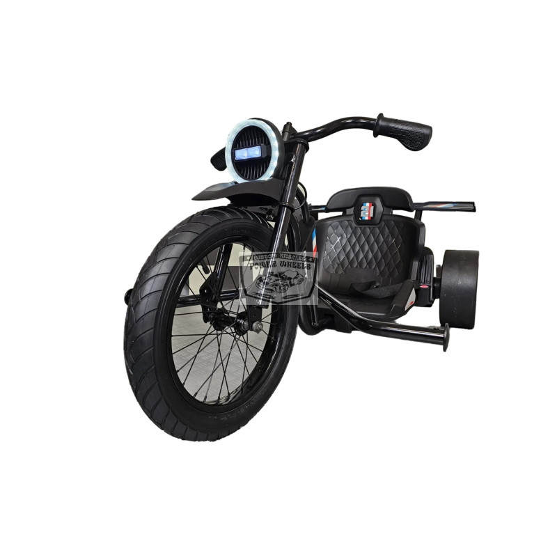 Elektrische kinder drift trike 24 volt zwart