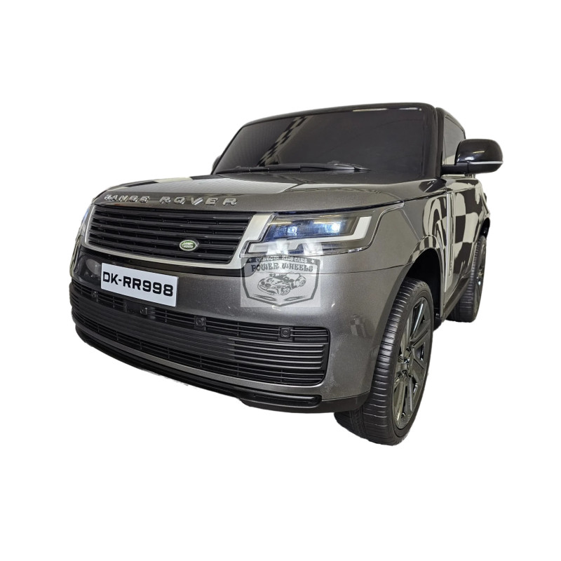 Range Rover Vogue 24 volt Elektrische kinderauto GRIJS 2 persoons