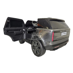 Range Rover Vogue 24 volt Elektrische kinderauto GRIJS 2 persoons