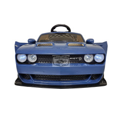 DODGE CHALLENGER SRT 12 volt 2.4G ELEKTRISCHE KINDERAUTO BLAUW