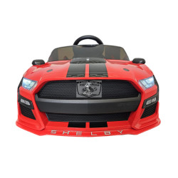 Ford Mustang Shelby 12 volt 2.4G ELEKTRISCHE KINDERAUTO ROOD