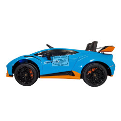 Lamborghini Huracan STO drift Elektrische kinderauto 12v blauw