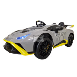 Lamborghini Huracan STO drift Elektrische kinderauto 12v grijs