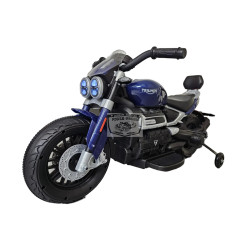 Triumph Rocket Elektrische kindermotor 12 volt blauw