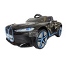 BMW i4 ELEKTRISCHE KINDERAUTO 12 volt 2.4G METALLIC ZWART