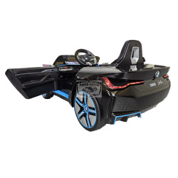 BMW i4 ELEKTRISCHE KINDERAUTO 12 volt 2.4G METALLIC ZWART