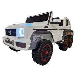 MERCEDES G63 6×6 AMG ELEKTRISCHE KINDERAUTO 12V 2.4G WIT