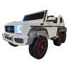 MERCEDES G63 6×6 AMG ELEKTRISCHE KINDERAUTO 12V 2.4G WIT