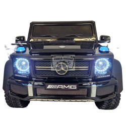 MERCEDES G63 6×6 AMG ELEKTRISCHE KINDERAUTO 12V 2.4G METALLIC ZWART