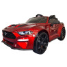 Ford Mustang GT 24 volt drift kinderauto metallic rood