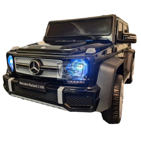 Mercedes-Benz G650 Maybach elektrische kinderauto 12v 2.4g metallic zwart