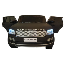 Range Rover HSE 2X12V 2.4G 2 persoons ELEKTRISCHE Kinderauto MAT ZWART