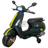 KINDERSCOOTER VESPA SPRINT RACING SIXTIES 12 VOLT groen