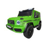 Mercedes G63 AMG 4×4 24 volt elektrische kinderauto mat groen 2 persoons