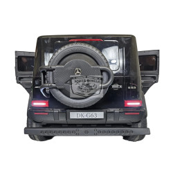 Mercedes G63 AMG 4×4 24 volt 2 persoons kinderauto metallic zwart