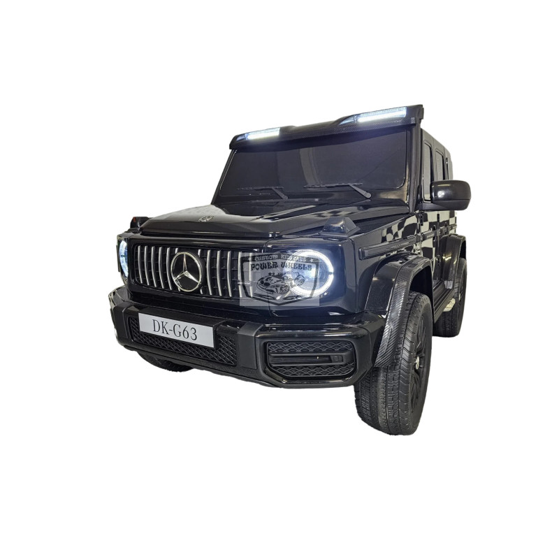 Mercedes G63 AMG 4×4 24 volt 2 persoons kinderauto metallic zwart