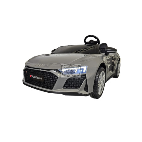 Audi R8 XXL 2 persoons 24 volt Elektrische Kinderauto grijs