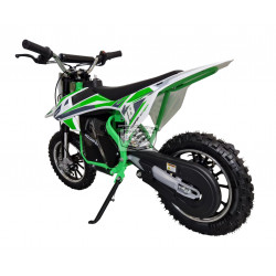 Elektrische kinder crossmotor 36 volt 500 watt groen
