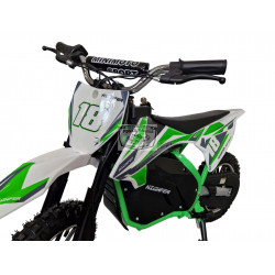 Elektrische kinder crossmotor 36 volt 500 watt groen