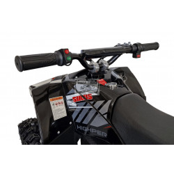 Elektrische Kinderquad Adventure 48 volt 1100 watt brushless zwart
