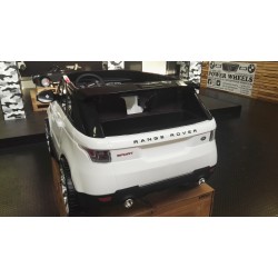 Range Rover 2 persoons elektrische kinderauto wit Feber